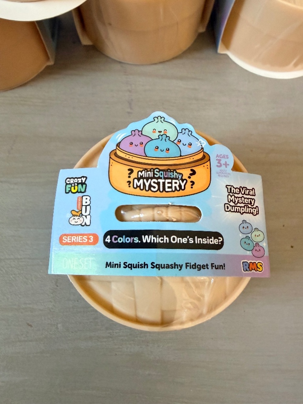 VIRAL MINI Squishy Mystery Bun Dumpling RMS Crazy Fun Five Below Series 3